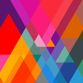 Colorful background squares triangles pattern - different size free wallpaper