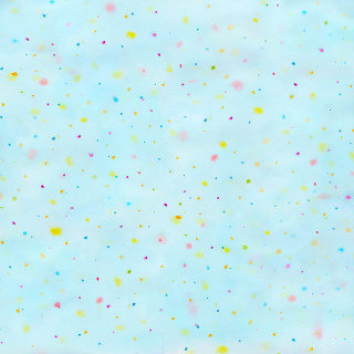 Blue sky cherry blossoms falling - color field free wallpaper for tablet