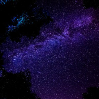 Night sky stars purple blue 2 - free sky wallpaper for tablet