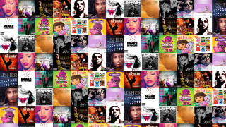 Woman hair colors makeup collage - vivid color free wallpaper