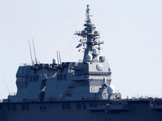 Battleship flag sky clouds large - a large battleship free wallpaper