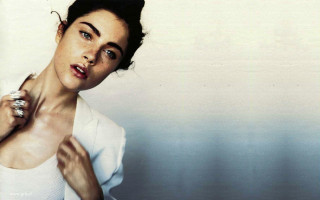 Woman white shirt holding ring - cecile walton free wallpaper