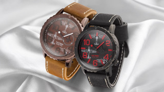 Two watches white cloth surface - a white cloth free wallpaper for desktop