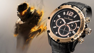 Watch man suit fire background - a watch free wallpaper