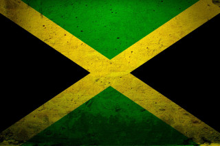 Green yellow flag black background - flag free wallpaper