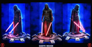 Lightsaber person dark room blue - a series free wallpaper for desktop