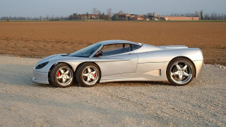 Silver sports car gravel road - spectacular free wallpaper