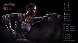 Woman gun pointing air black - free cyberpunk wallpaper for desktop