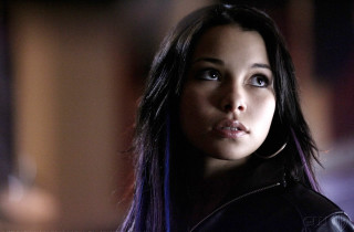 Woman long hair piercings serious - aestheticism free wallpaper