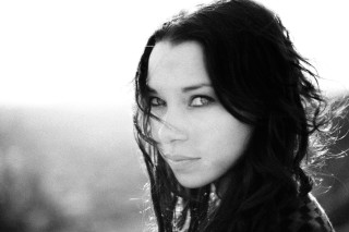 Woman long hair scarf mountain - long hair and a scarf free wallpaper for desktop