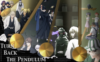 Group people room clock sign 2 - abstract illusionism free wallpaper