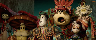 Masks faces costumes group collection - different facial expression free wallpaper