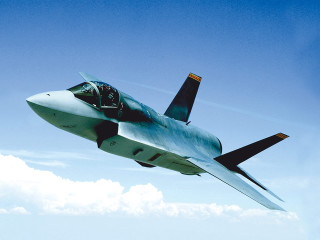 Jet flying blue sky clouds 2 - the side of the plane free wallpaper