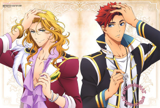 Anime couple characters hands head - their head free wallpaper for desktop