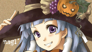 Cartoon character hat pumpkin message - magic free wallpaper for desktop