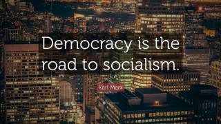 Democracy city skyline quote tokyo - the road free wallpaper