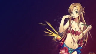Woman bikini holding knife in - a knife and a knife free wallpaper