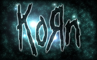 Black blue background korn stars - center free wallpaper for desktop