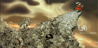 Cartoon man rock climbing ladder - art spiegelman free wallpaper