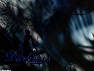 Anime character sword dark background 3 - darkness free wallpaper