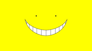 Yellow background smiling face black - a smiling face free wallpaper