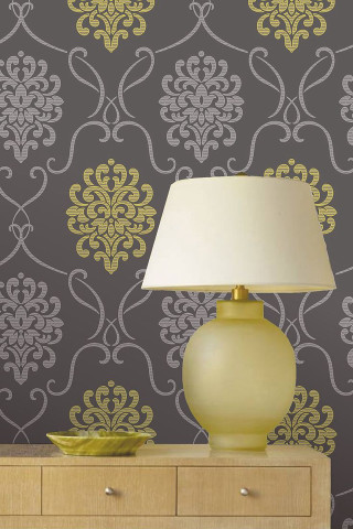 Lamp dresser wallpaper yellow gray - a lamp free wallpaper for mobile
