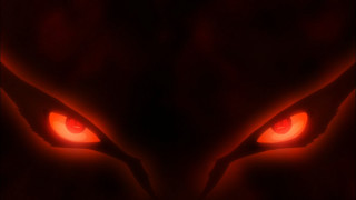 Red glowing cat eyes dark - the dark background free wallpaper