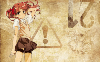 Girl red hair wall numbers 2 - a ponytail free wallpaper