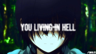 Anime black hair white shirt 3 - transgressive free wallpaper