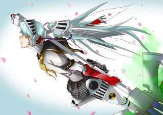 Woman long hair sword flying 2 - long hair and a sword free wallpaper