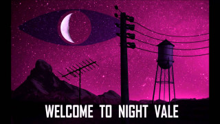 Purple sky eye water tower - free cyberpunk wallpaper for desktop