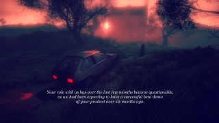 Car parked field foggy sky - a foggy sky behind free wallpaper