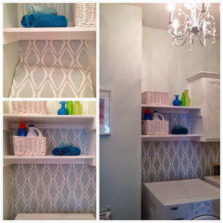 Laundry room washer dryer shelf - anne rigney free wallpaper for tablet