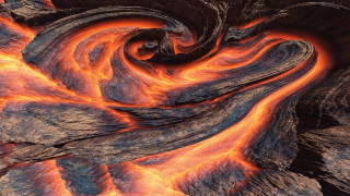 Lava spiral matte art fire - a spiral design free wallpaper