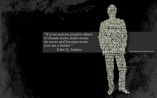 Man black background quote john - visionary free wallpaper