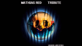 Skull blue black red yellow - album cover free wallpaper