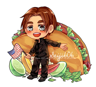 Cartoon character taco flag mexican - felixkelly free wallpaper for tablet