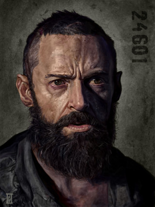 Man beard beardcut painting portrait - digital painting free wallpaper for mobile