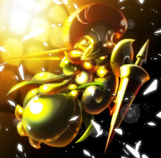 Cartoon character sword helmet yellow - epsylon point free wallpaper for tablet