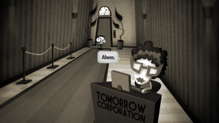 Cartoon character hallway sign tomorrow - ben thompson free wallpaper