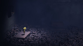 Yellow light paper scale dark - unreal engine 5 free wallpaper
