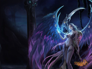 Woman wings sword demon darkroom - anne stokes free wallpaper for desktop