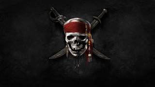 Skull pirate hat swords red - two sword free wallpaper for desktop
