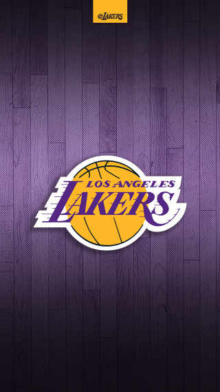 Lakers logo purple wall yellow - official medium free wallpaper