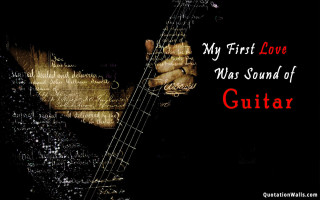Man holding guitar first love - post grunge free wallpaper for desktop