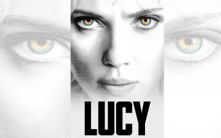 Woman yellow eyes white background - lucky free wallpaper