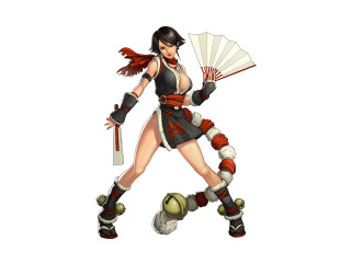 Woman costume fan ball bat - a ball free wallpaper
