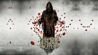 Man hooded robe field red - red petal free wallpaper