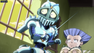 Robot man room window rococo - a window behind them free wallpaper