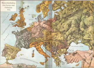 Europe map animals land sides - berlin secession free wallpaper for desktop